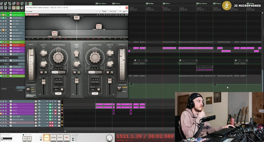 Layering Vocals - Achieving a Pro Vocal Recording